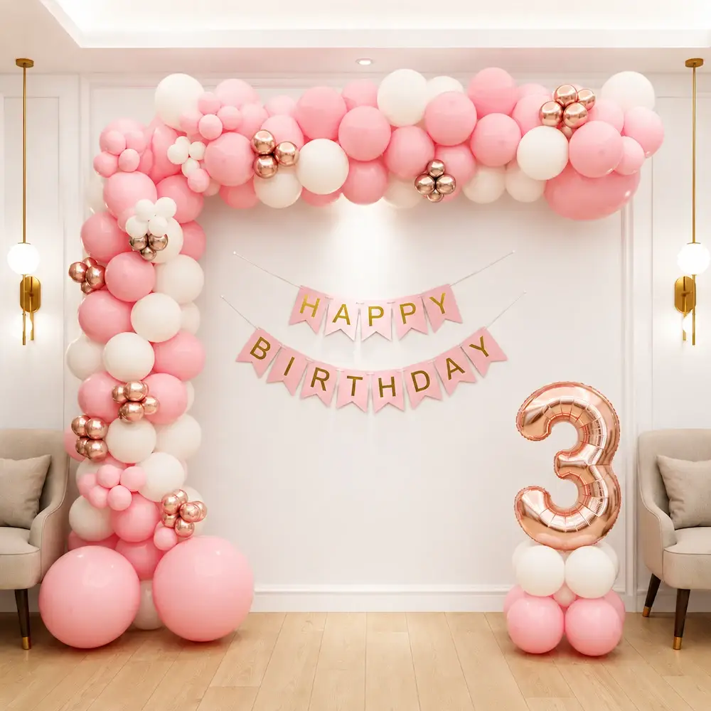 Dreamy Balloon Birthday Decoration