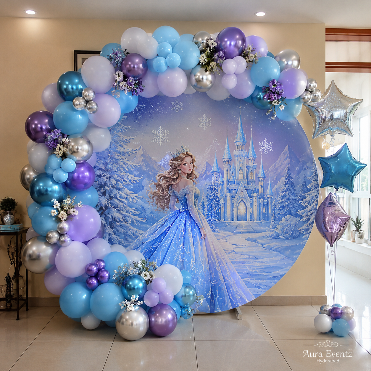 Royal Winter Wonderland Backdrop