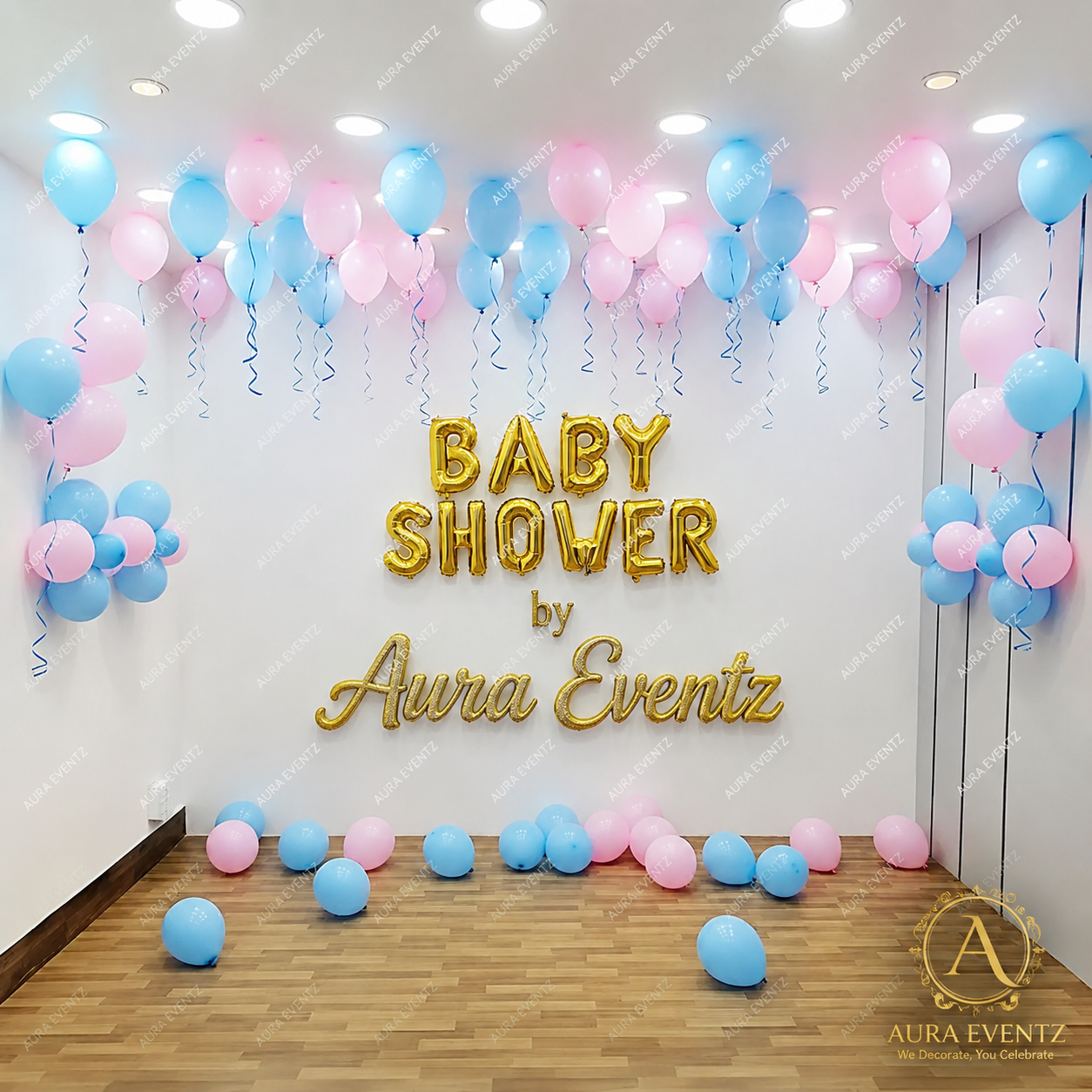 Pastel Baby Shower Decoration at Home