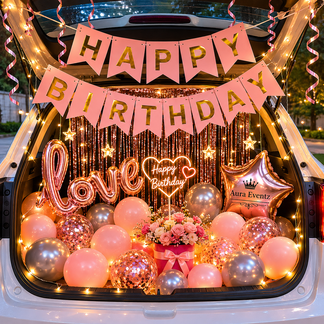 Birthday Car Dikki Decoration