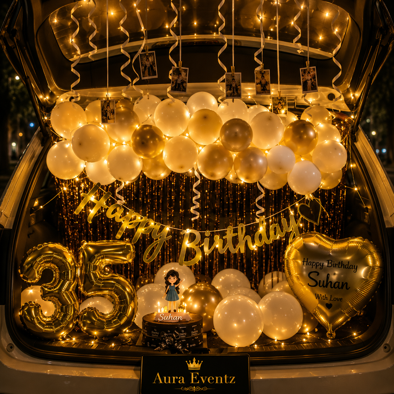 Surprise Birthday Car Decor