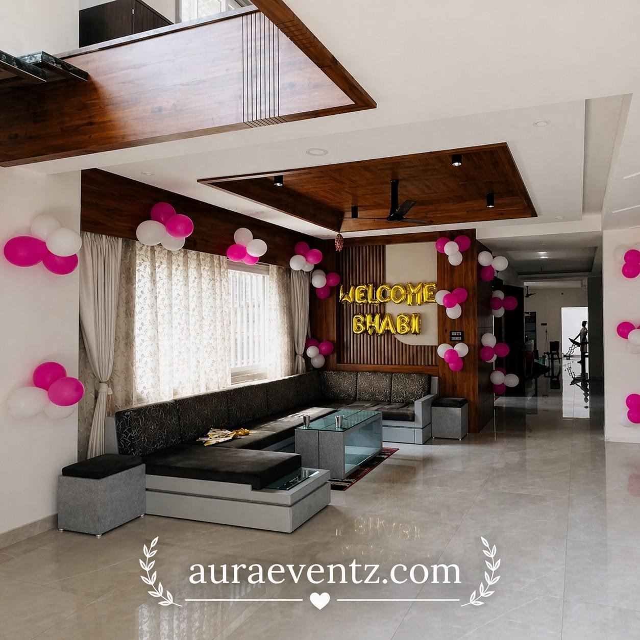Simple Bridal Welcome Decor