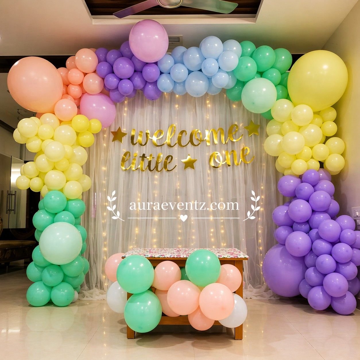 Baby Girl Welcome Decor