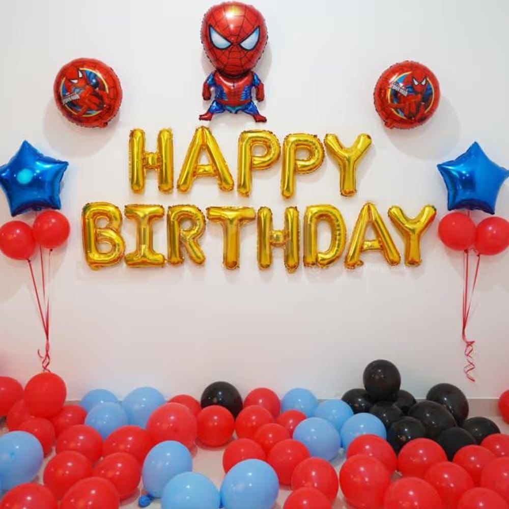 Spider-Man Birthday Decoration 🕷️🎈