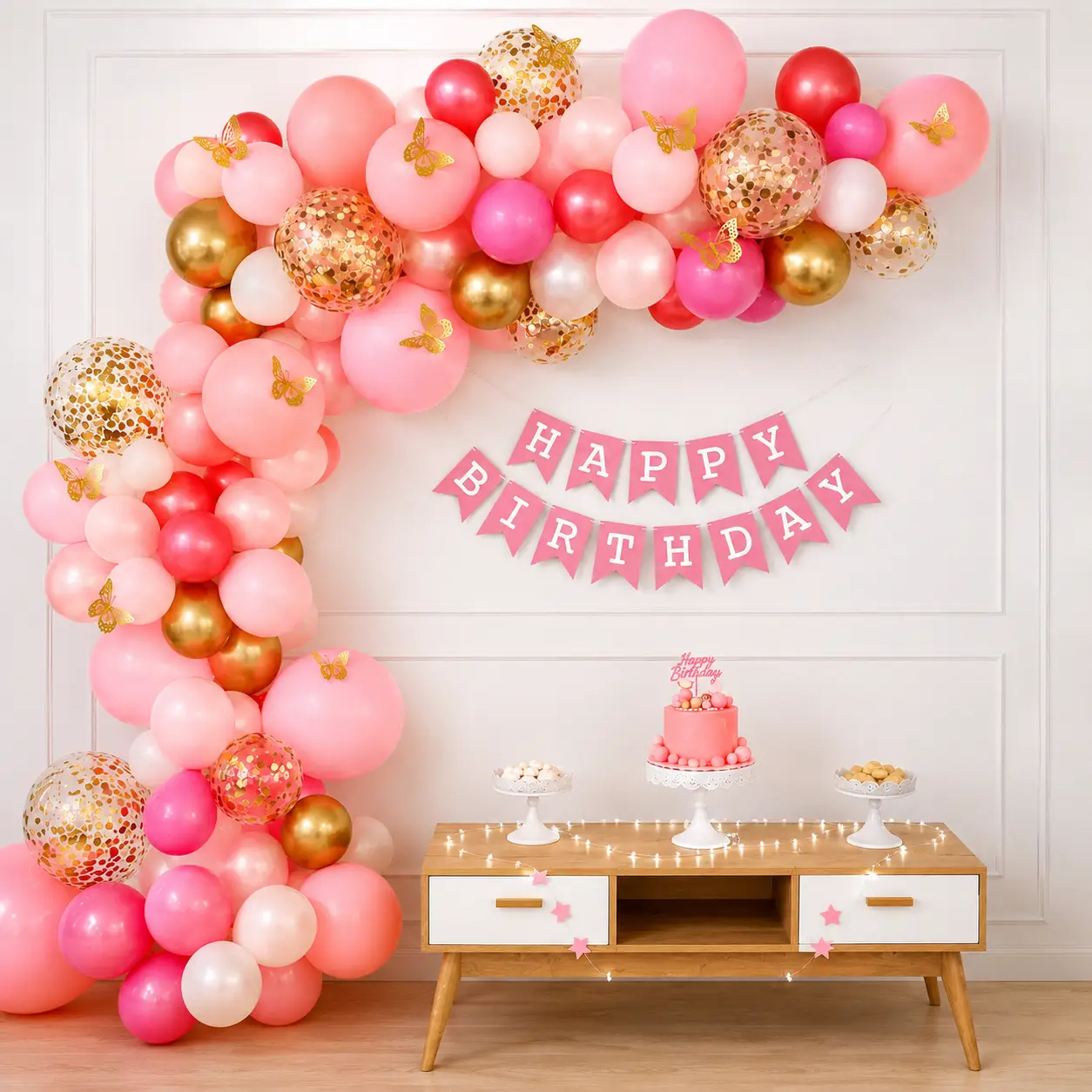 Simple Birthday Room Decoration For Kids