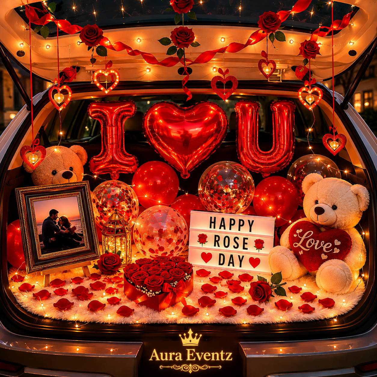 Rose Car Boot Decoration 4.9