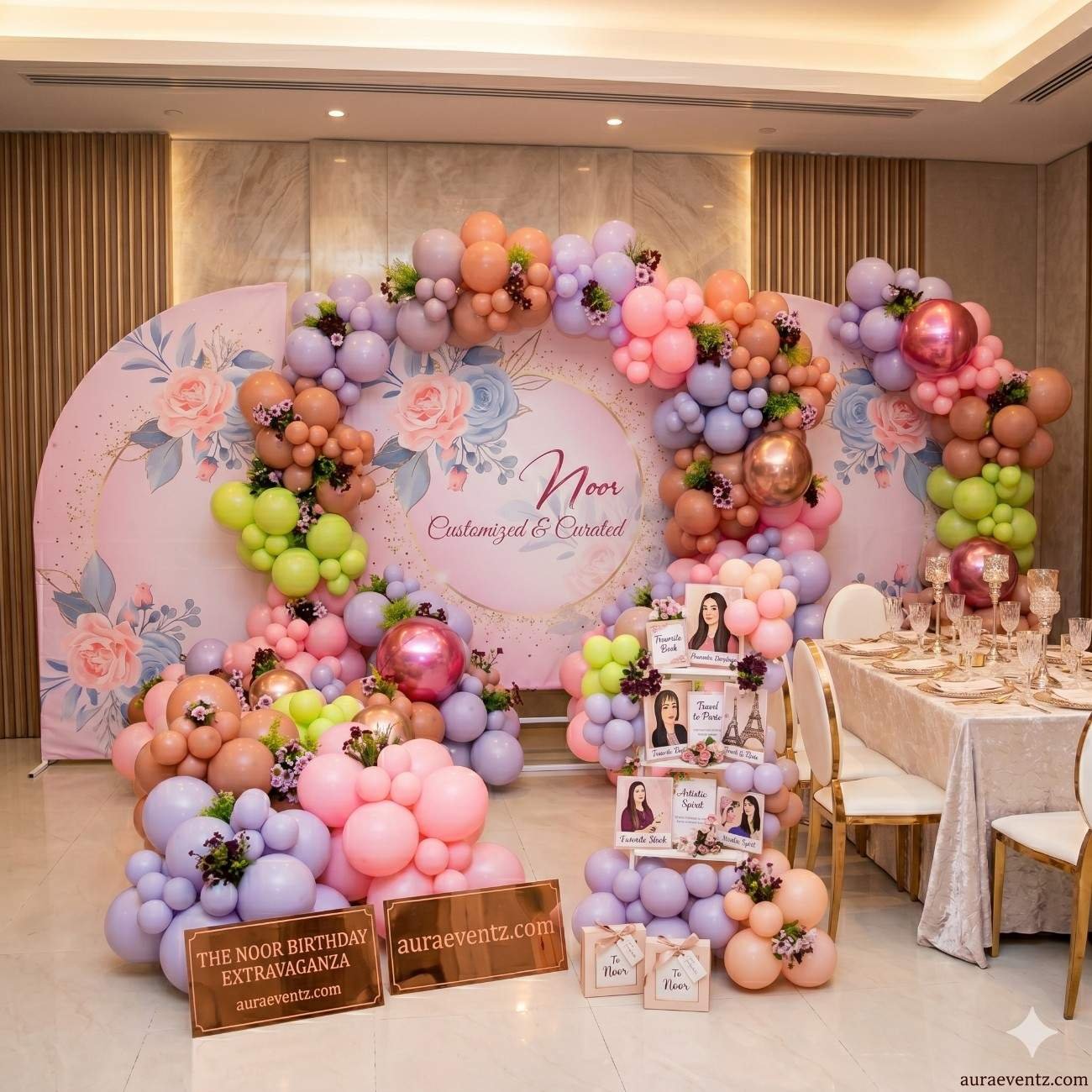Customized Birthday Decoration