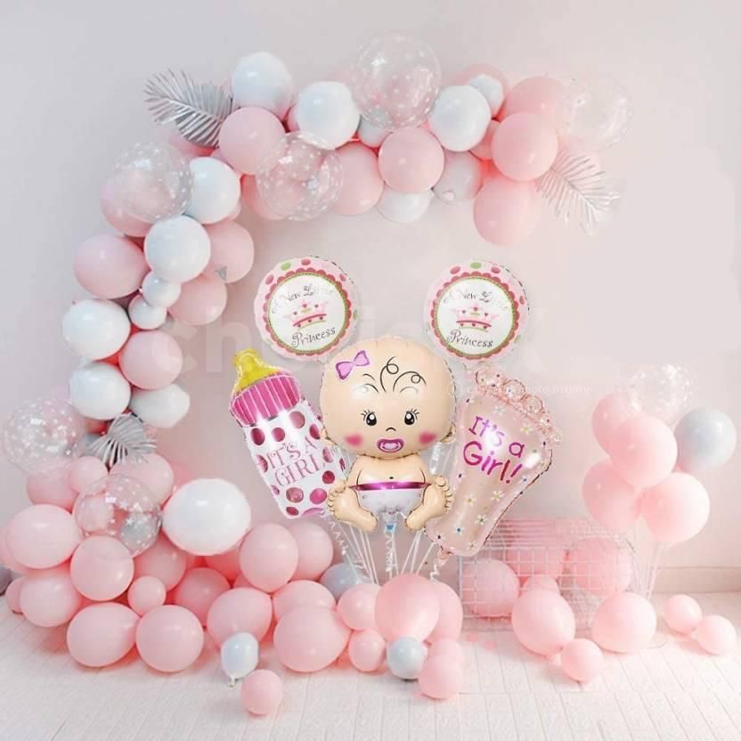 Welcome Baby Elegant Baby Shower Setup