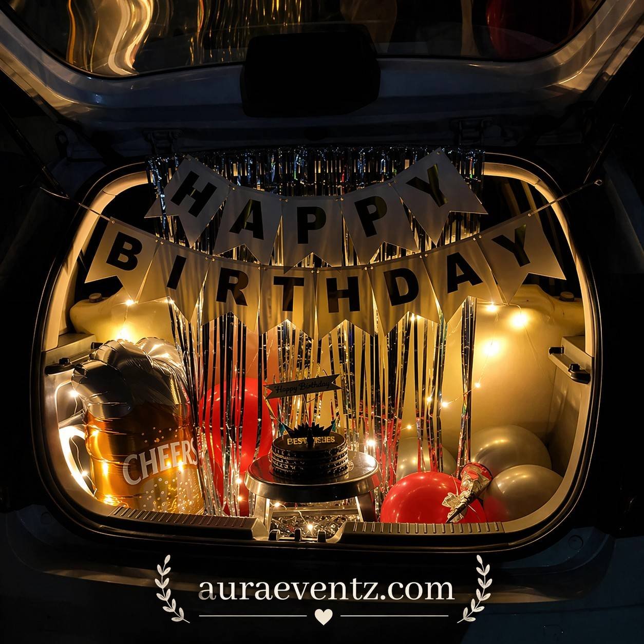 Elegant Car Boot Decor