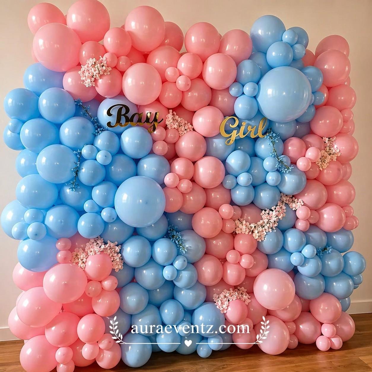 Baby Shower Balloon Wall