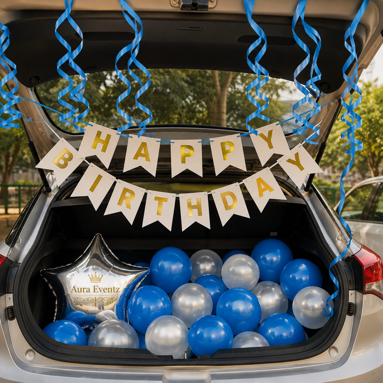 Simple Birthday Car Decor