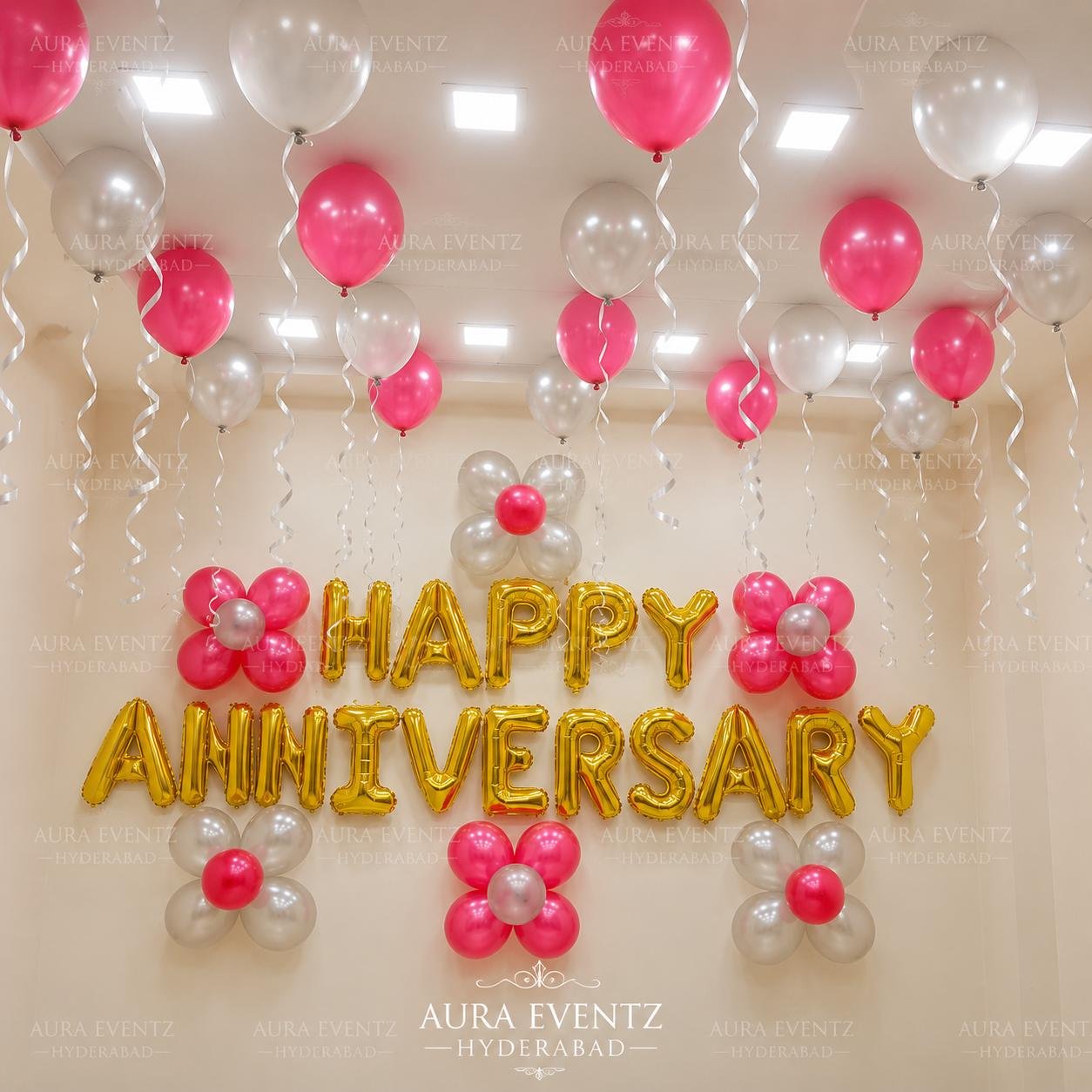 Red Anniversary Decoration