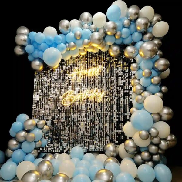 Colourful Balloons Themed Sequin Decor - Image 5