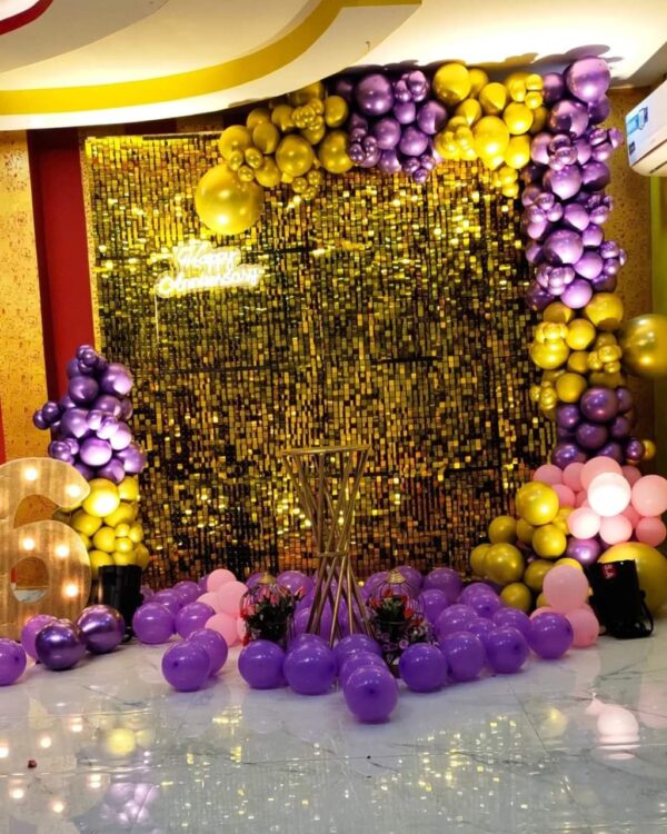 Colourful Balloons Themed Sequin Decor - Image 8