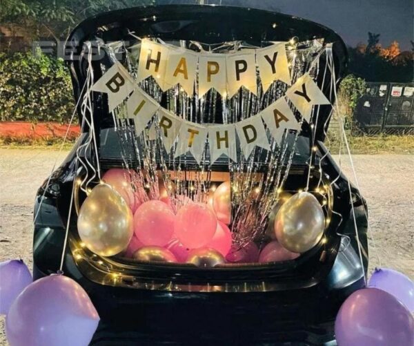 Anniversary Surprise Car Boot Decor - Image 8