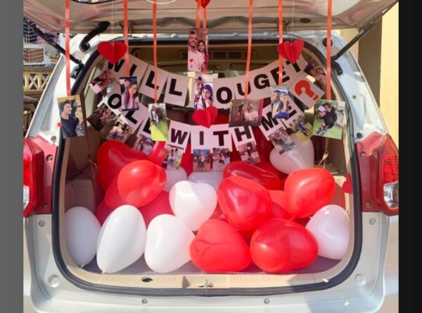 Anniversary Surprise Car Boot Decor - Image 7